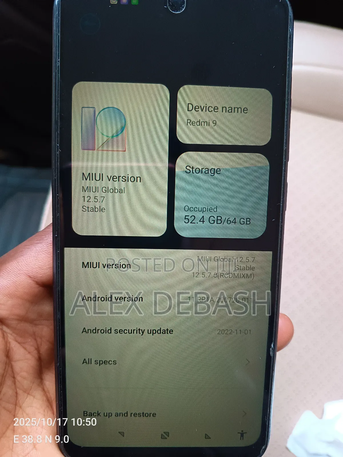 Xiaomi Redmi 9A 64 GB Black