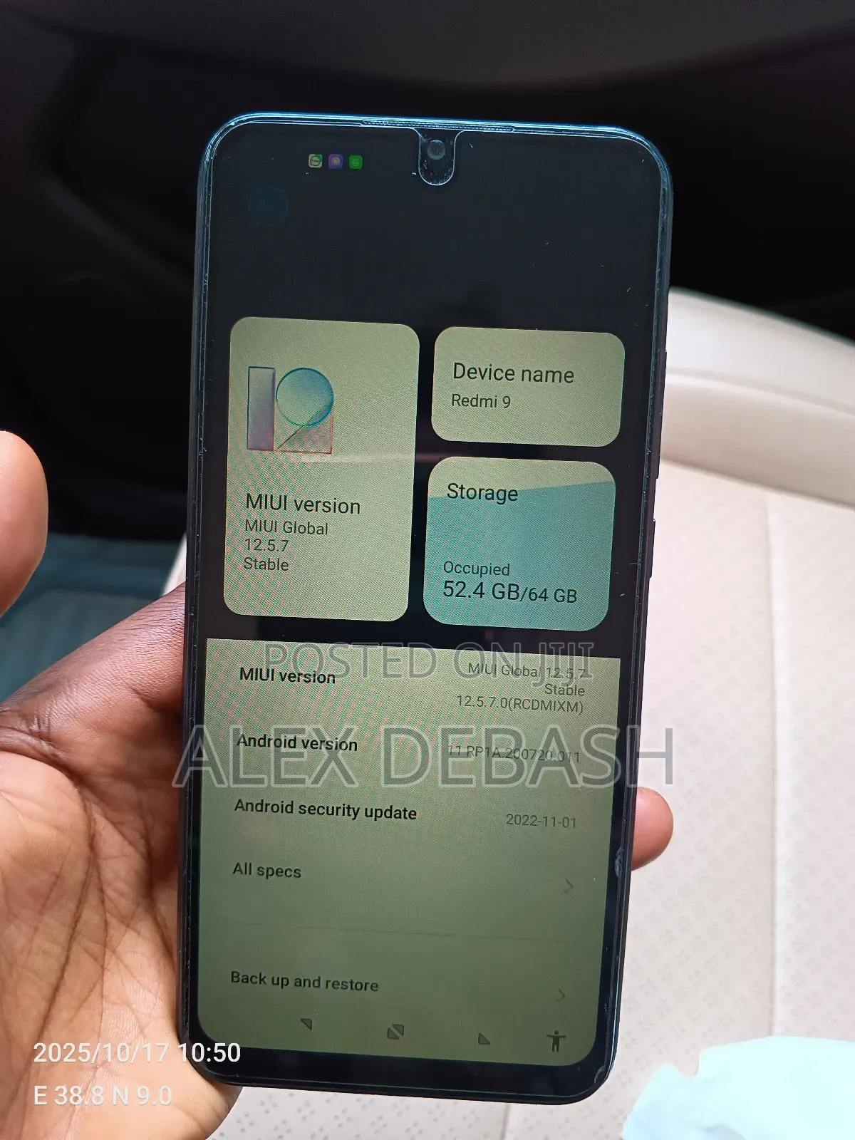 Xiaomi Redmi 9A 64 GB Black