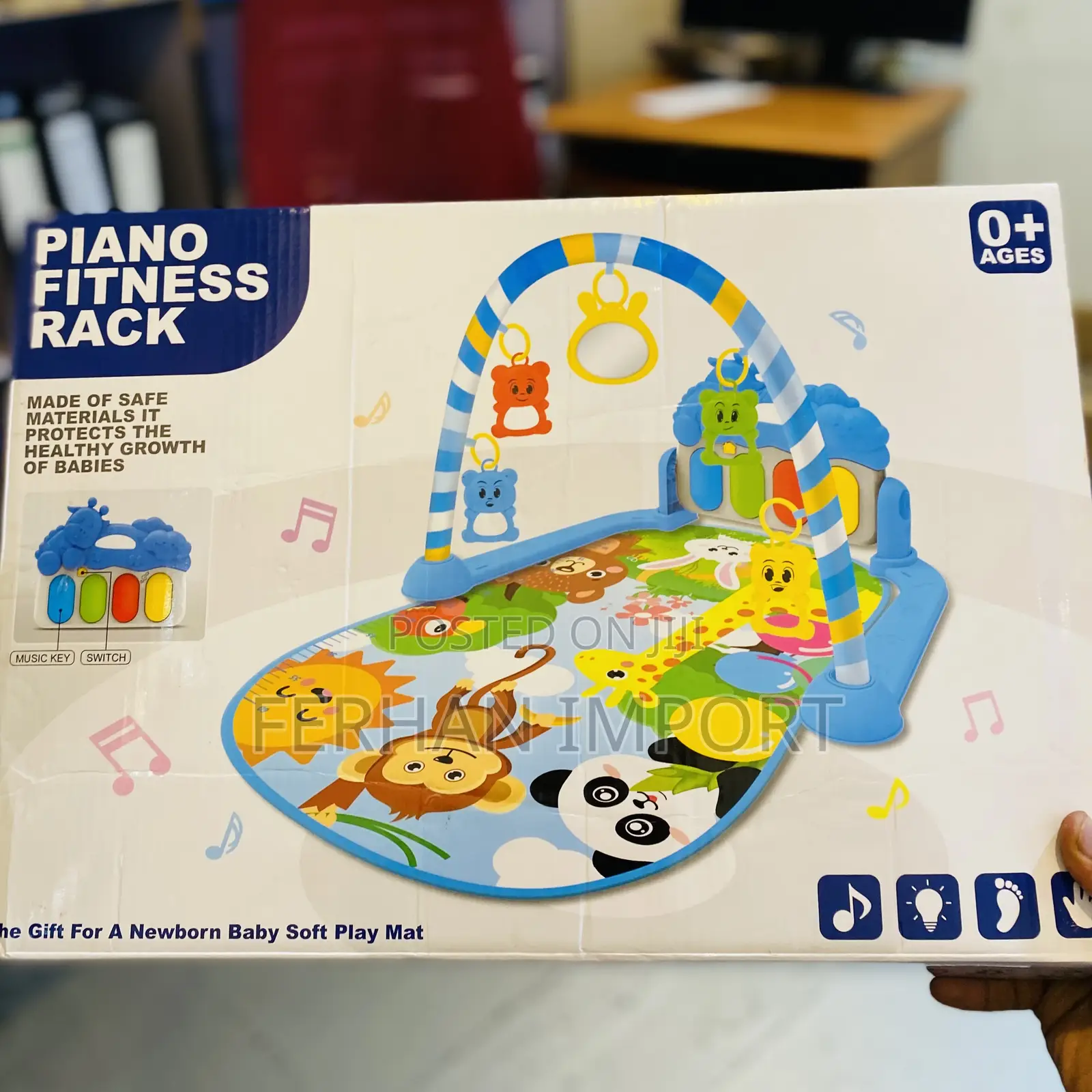 Piano Fitness Rack” a Baby Play Gym and Musical