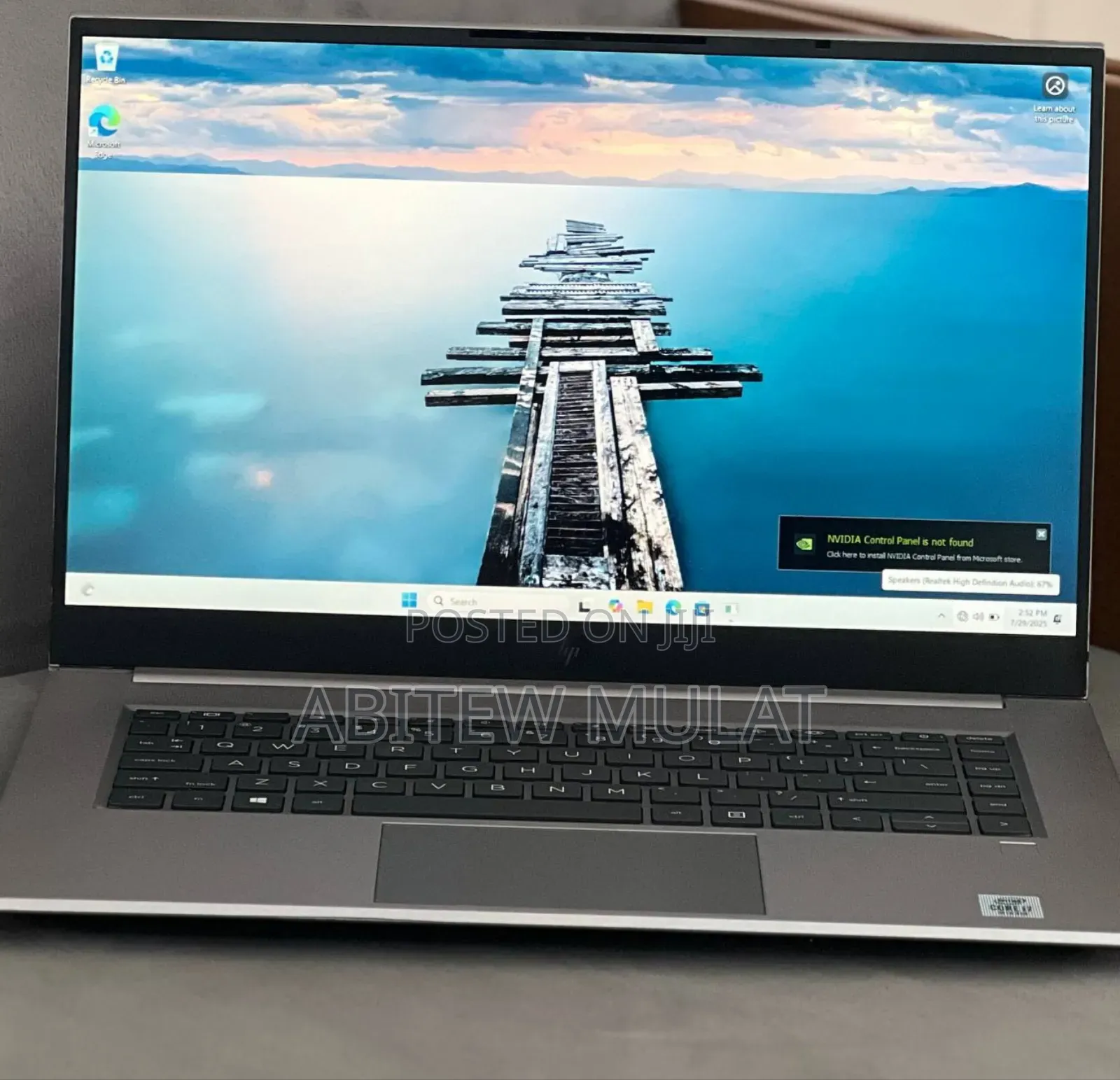 New Laptop HP ZBook Studio 16GB Intel Core I9 SSD 512GB