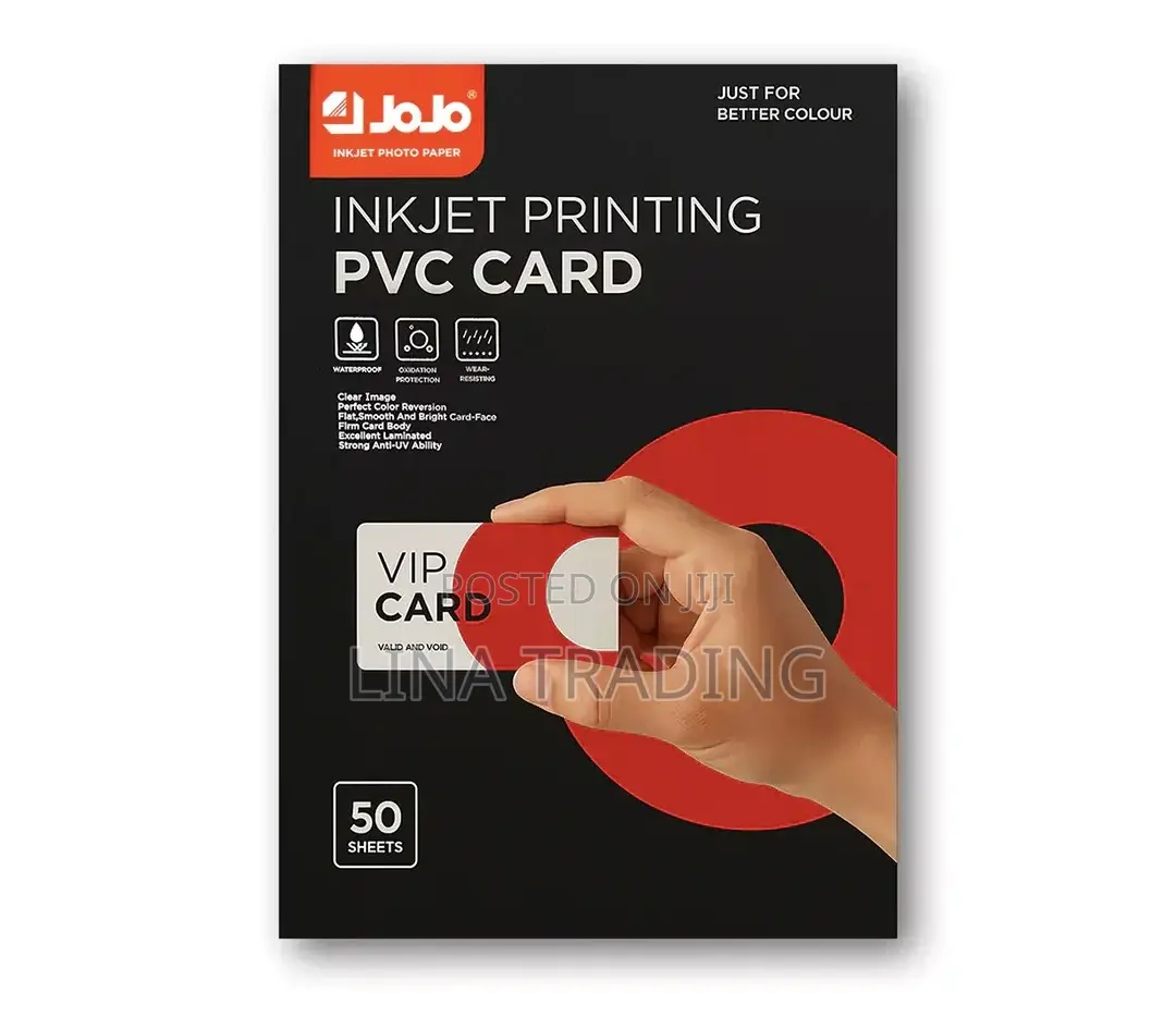Jojo PVC Sheet for Id,Fayda A4 50 Sheet