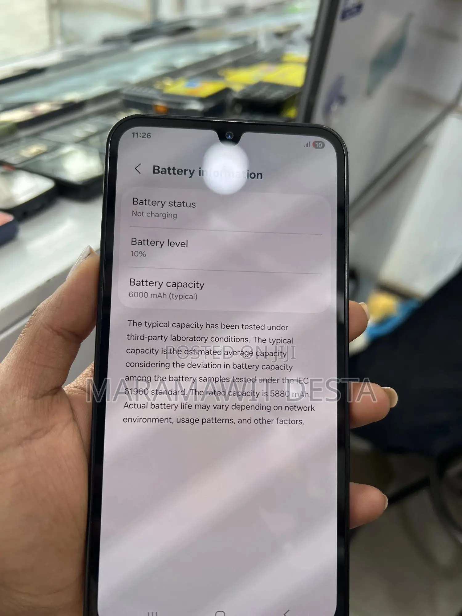 New Samsung Galaxy M15 128 GB Blue