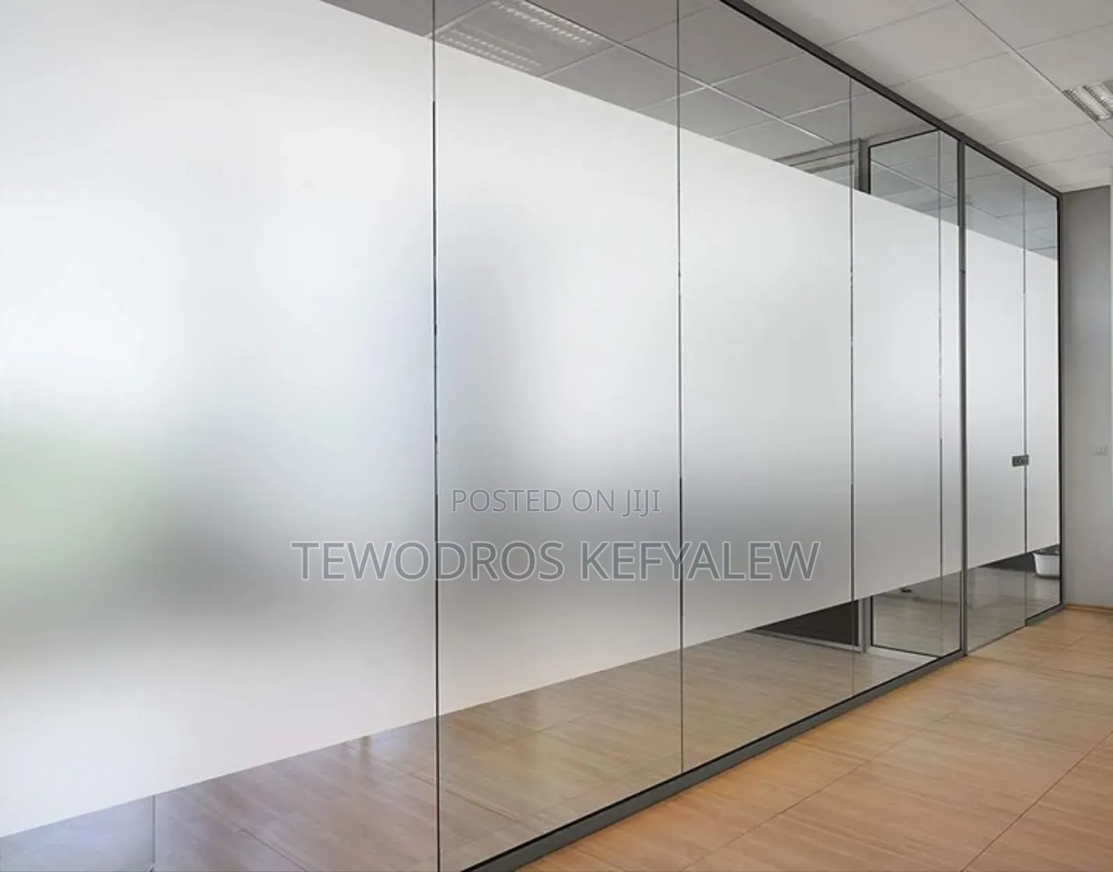 Frosted Window Film With Design