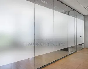 Photo - Frosted Window Film With Design