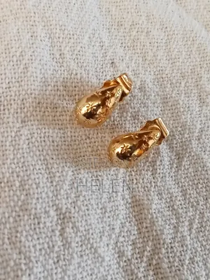 Small Gold Color Water Drop Stud Earring