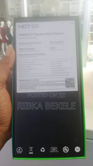 New Infinix Hot 50 128 GB Black