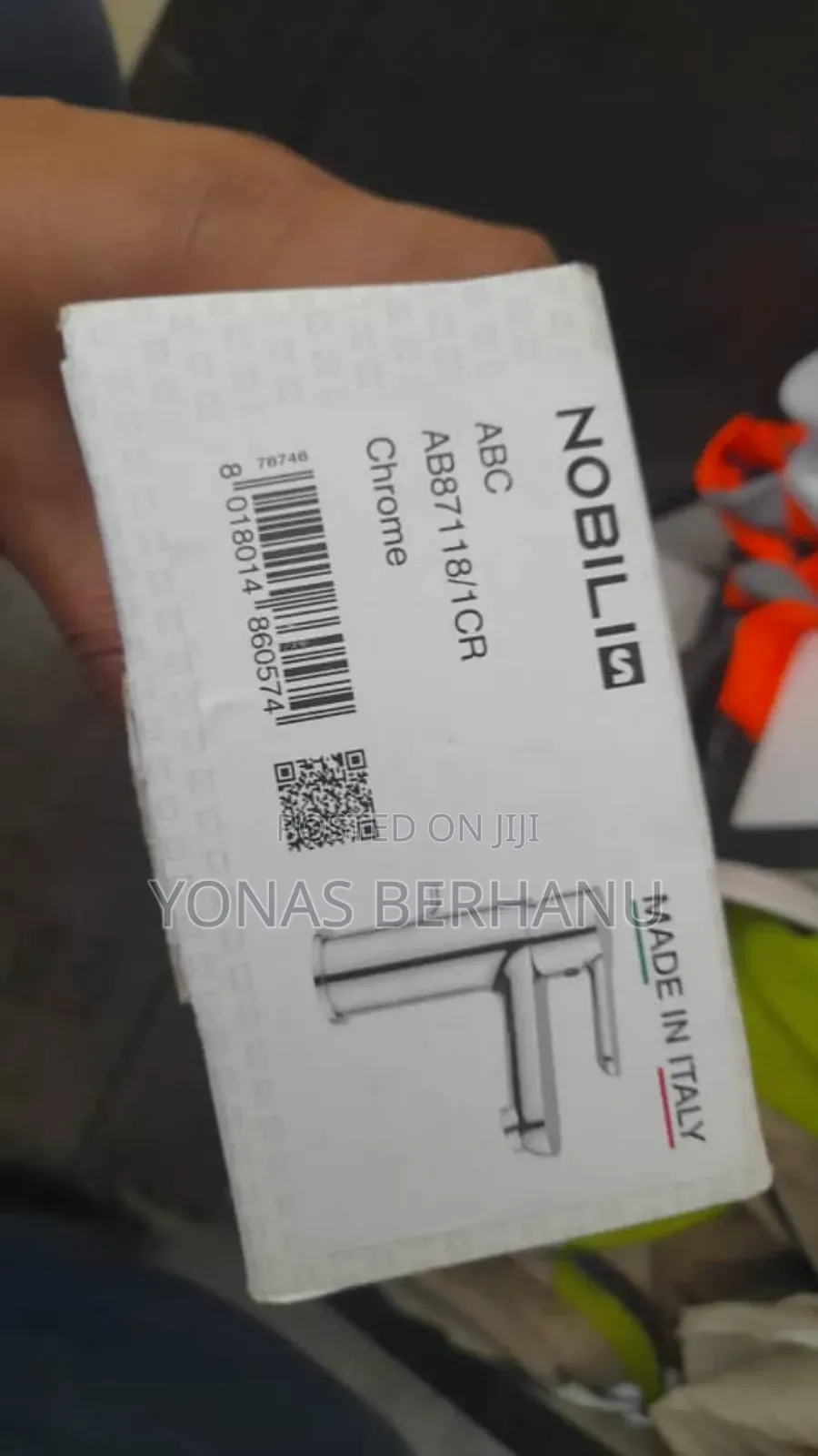 The Nobili Abc Series Washbasin Mixer, Model Ab87118/1cr