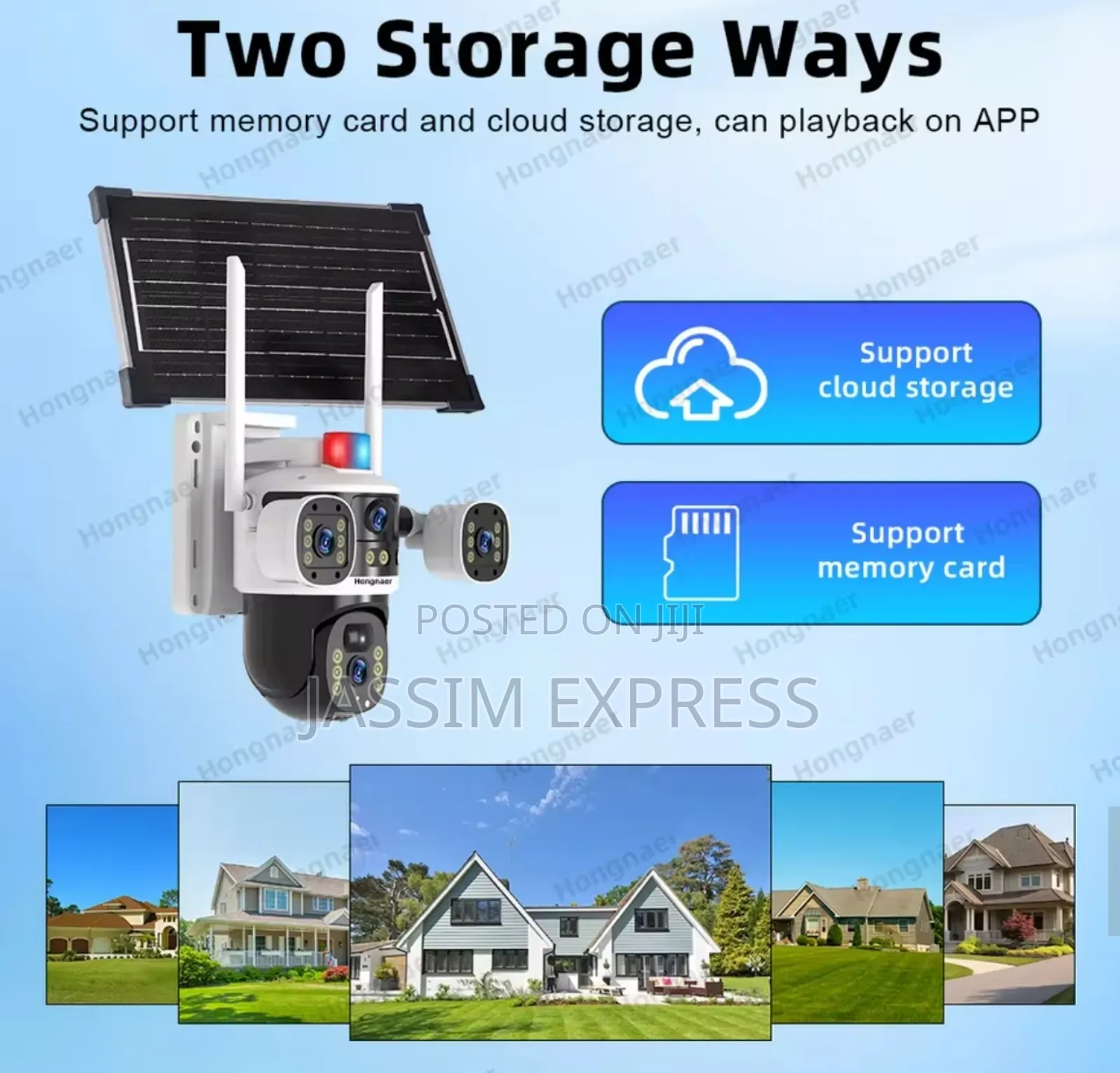 8mp የሆነ 4 Lens 5g ሲም ካርድ የሚቀበል PTZ Solar CCTV Camera(በማከፋፈያ ዋጋ)