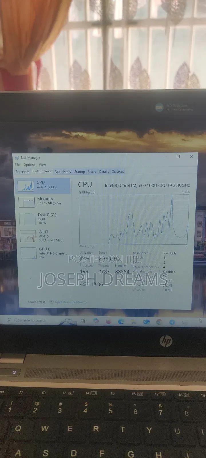 Laptop HP ProBook 440 G4 8GB Intel Core I3 HDD 500GB