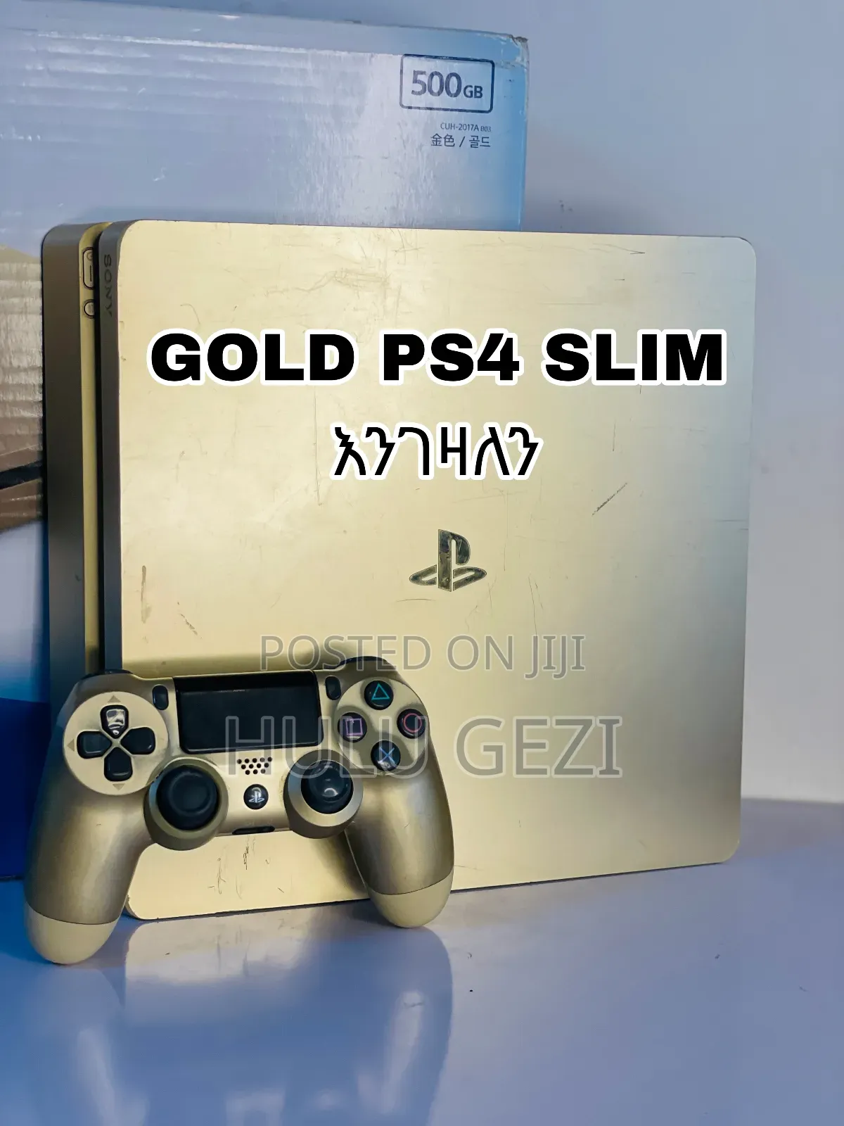 Gold Ps4 Slim Enegezaln