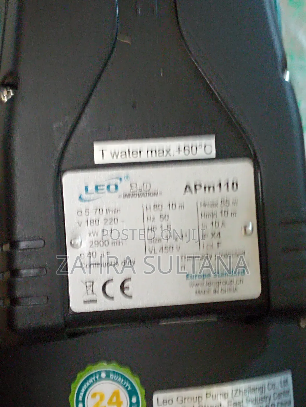 Leo Water Pump 0,5hp
