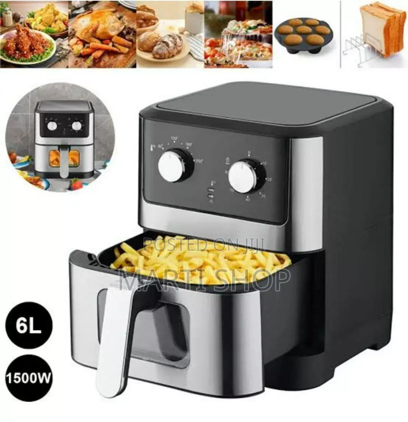 Minda Air Fryer(ሚንዳ ያለዘይት መጥበሻ