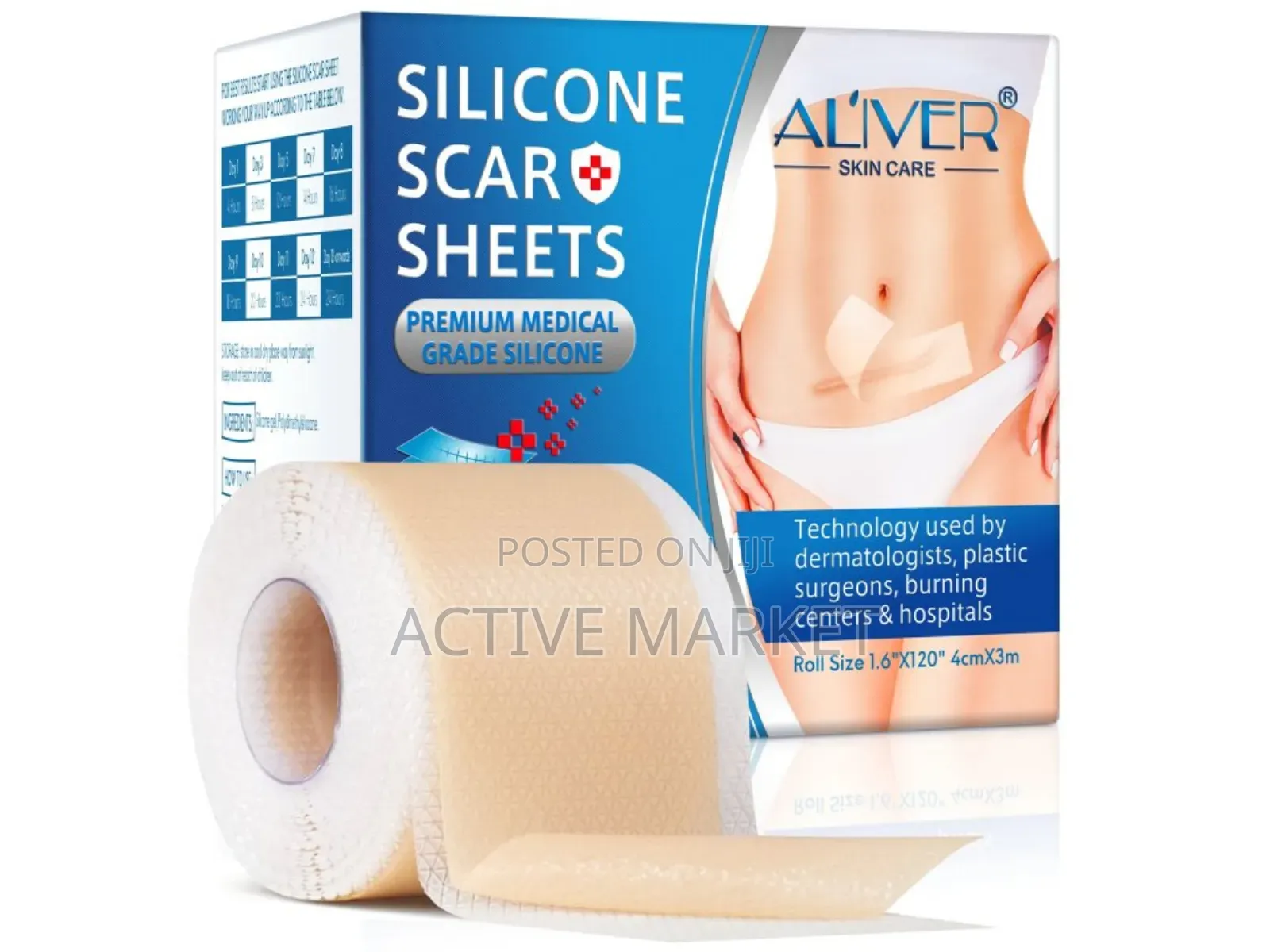 Premium Silicone Scar Sheets High Quality የጠባሳ ማጥፊያ