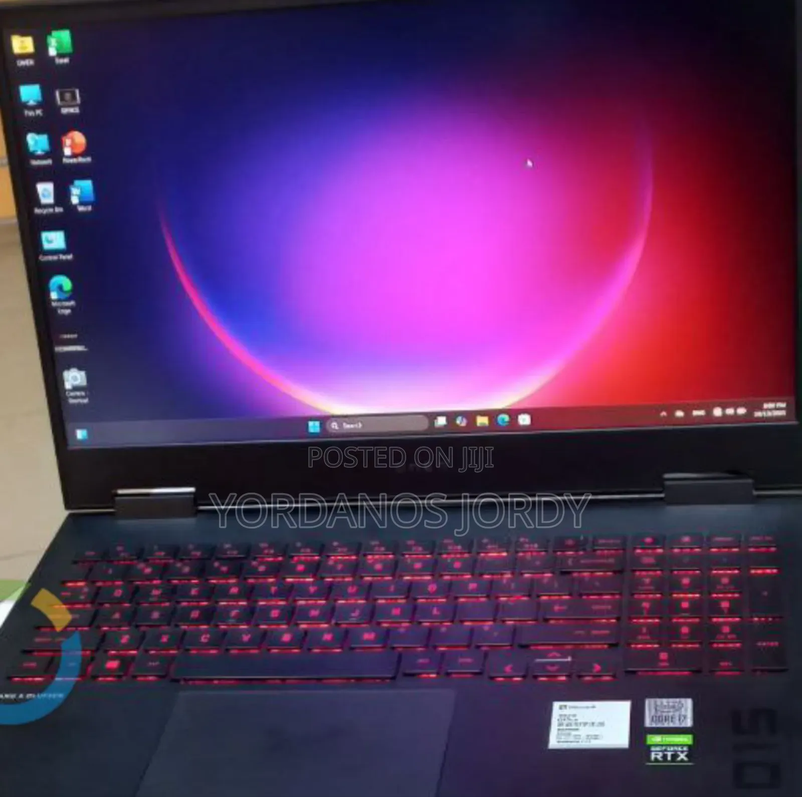 New Laptop HP Omen 15 16GB Intel Core I7 SSD 512GB