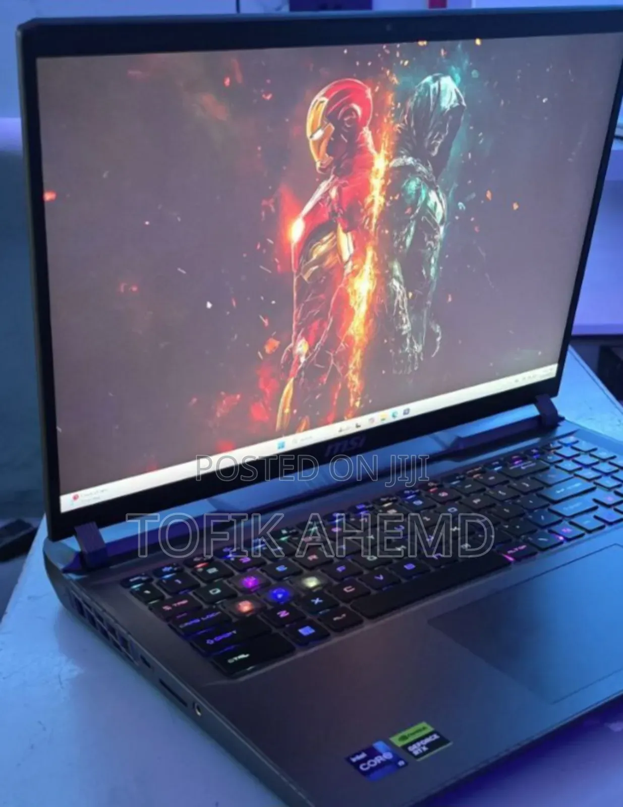 New Laptop MSI Vector 16 HX AI A2XWIG 16GB Intel Core I9 SSD 512GB