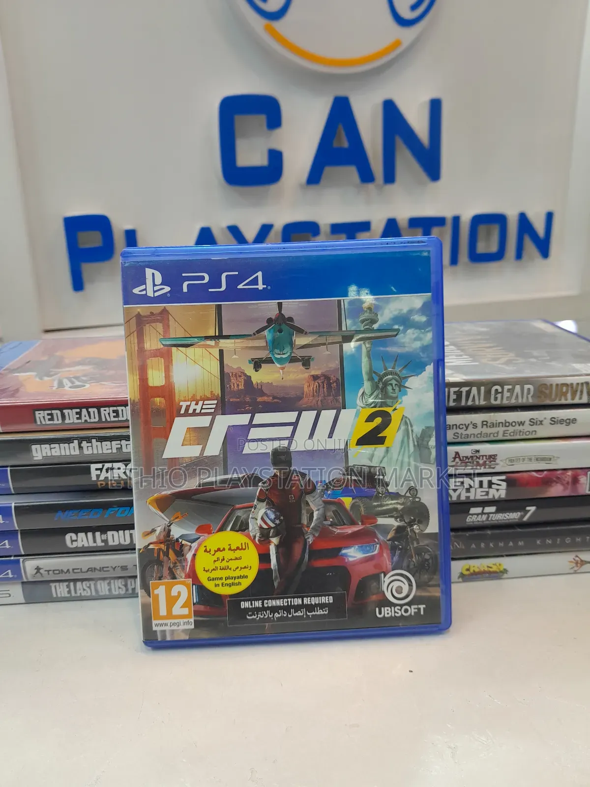 Playstation Cd Game የጌሙ ስም the Crew