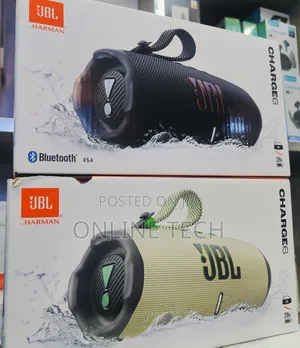 Photo - JBL Charge 6 Portable Bluetooth Speaker.