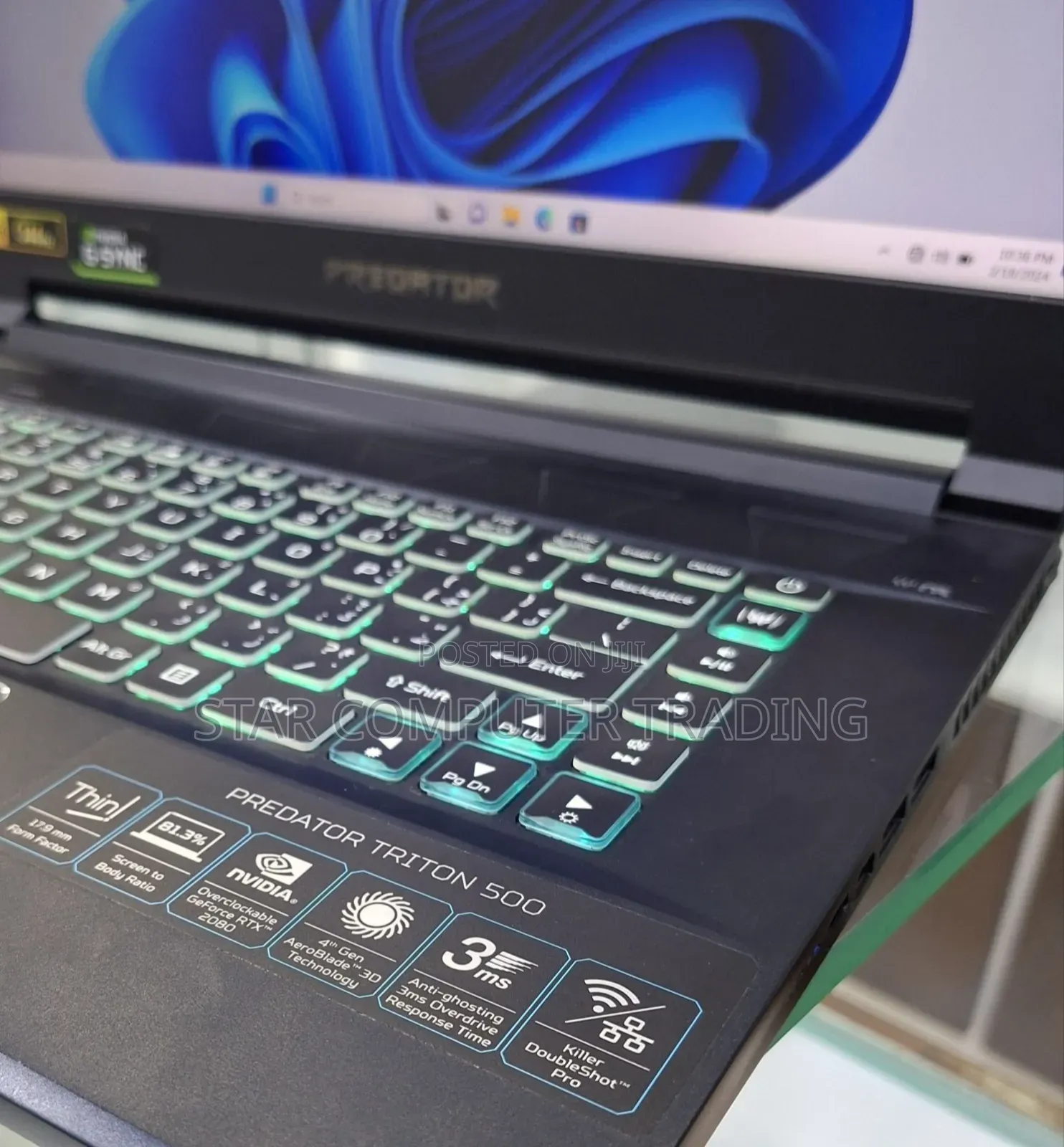 New Laptop Acer Predator Helios 300 16GB Intel Core I7 SSD 1T