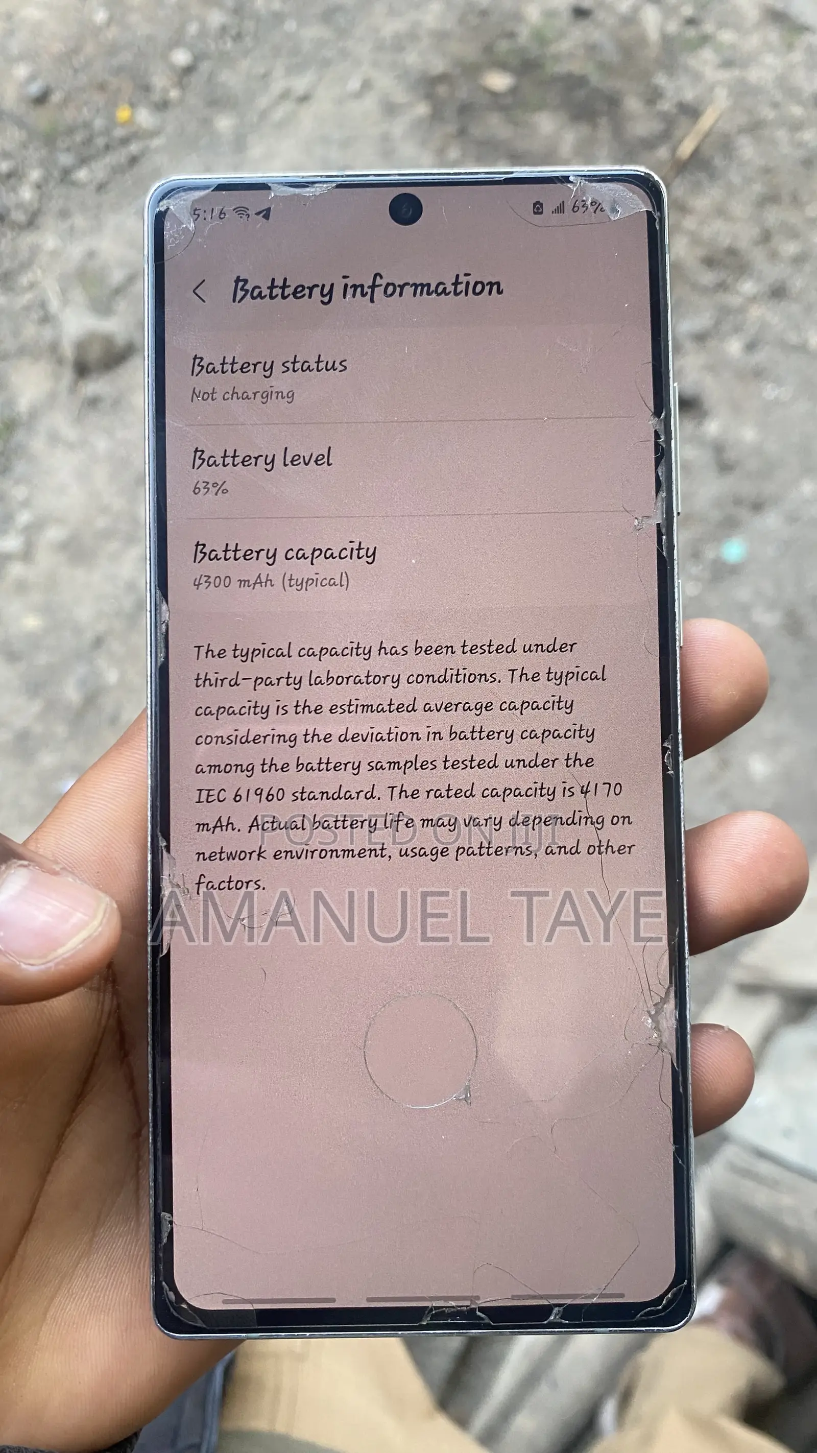 Samsung Galaxy Note 20 5G 128 GB Gray