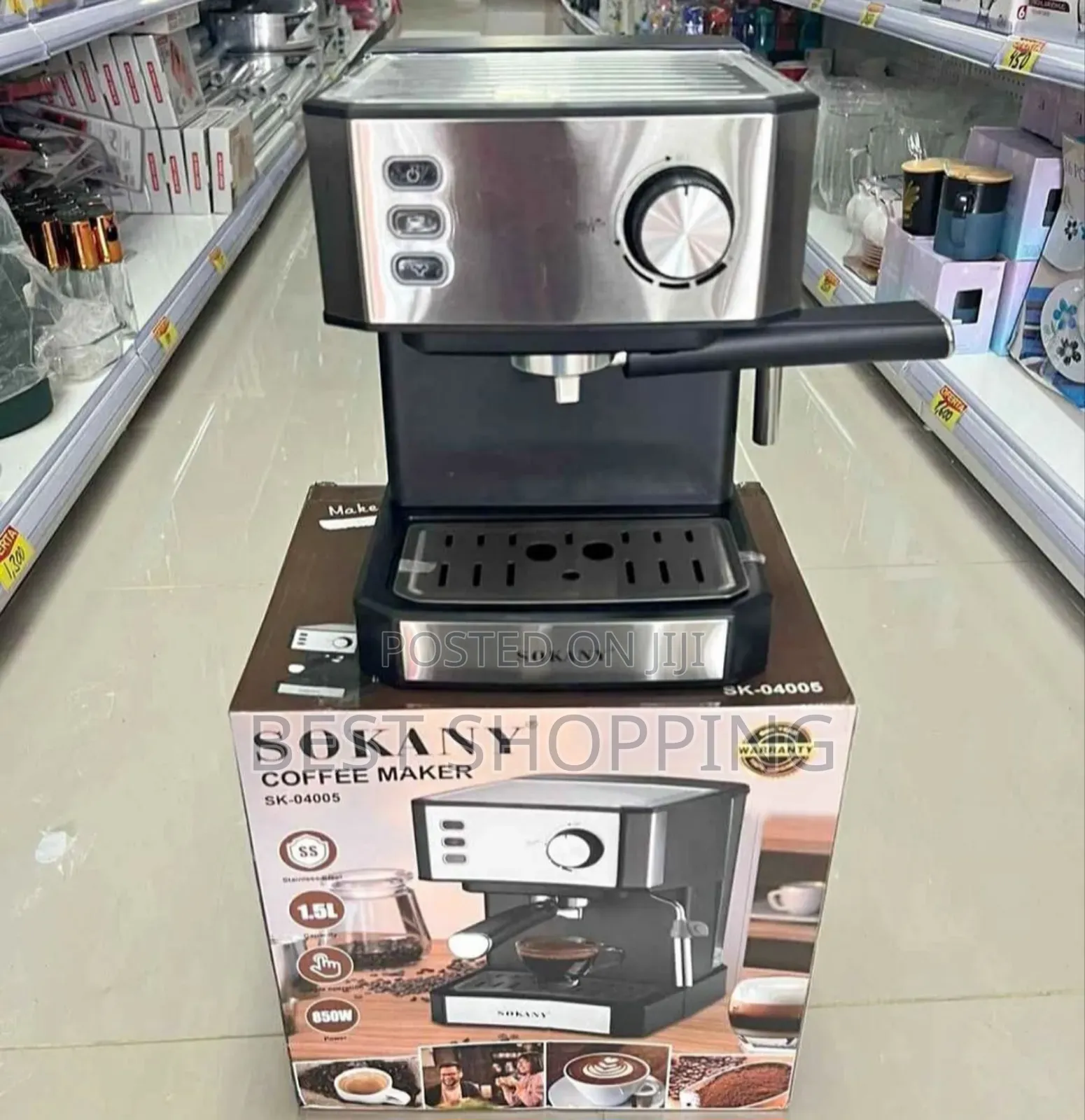 Sokany Espresso Coffee Maker 20 Bar Pressure Pump