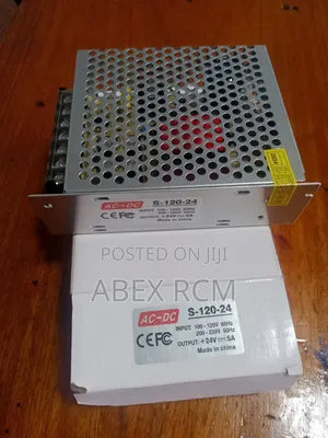 Power Supply; Input 220 Vac, Output 24vdc/5a