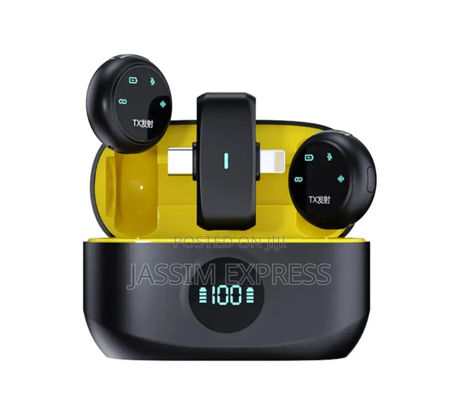 Dual Interface Button Type Live Microphone Equipped With Charging Case