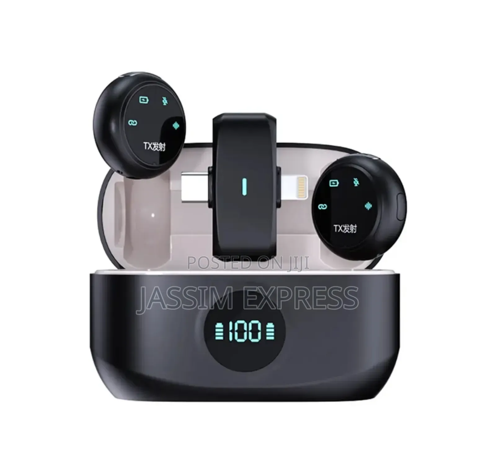 Dual Interface Button Type Live Microphone Equipped With Charging Case