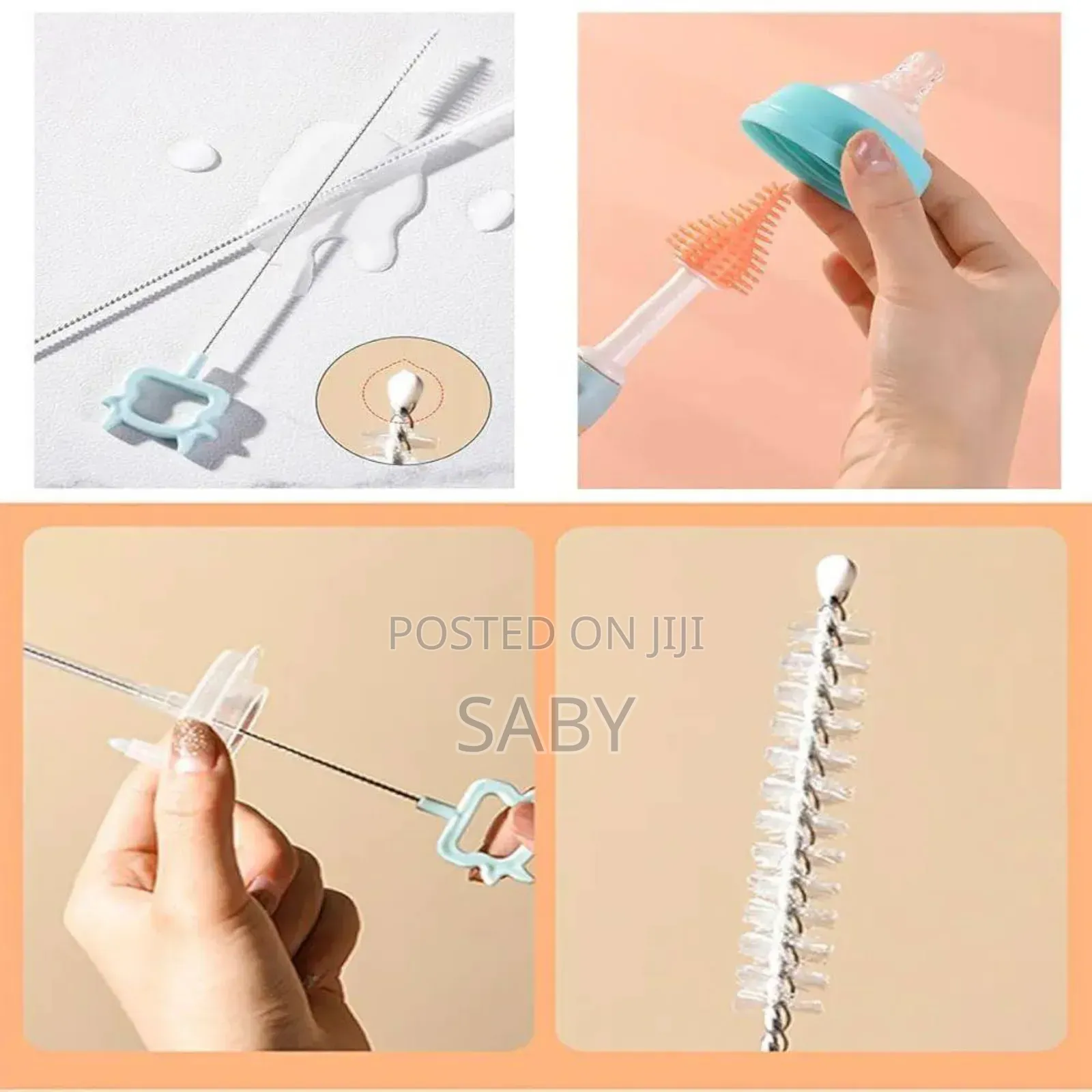 Homies Silicone Baby Milk Bottle Brush