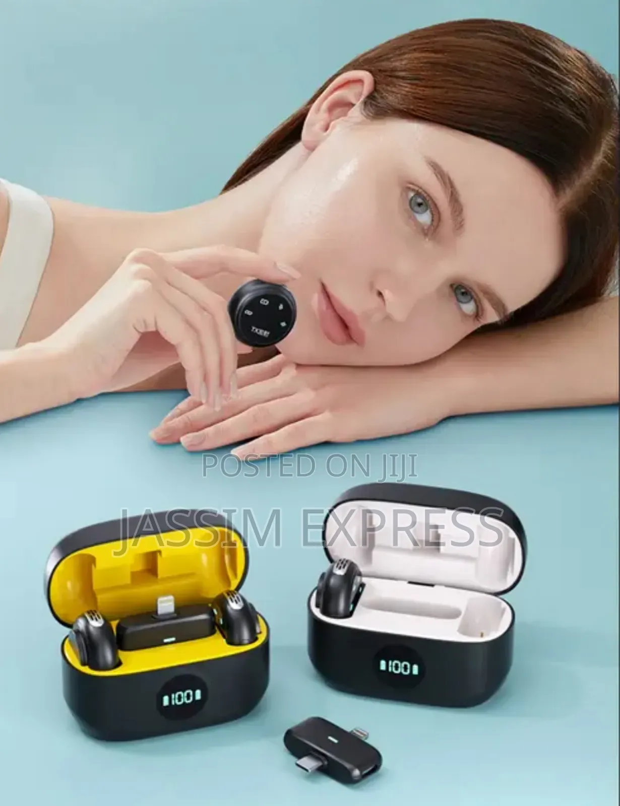 Dual Interface Button Type Live Microphone Equipped With Charging Case