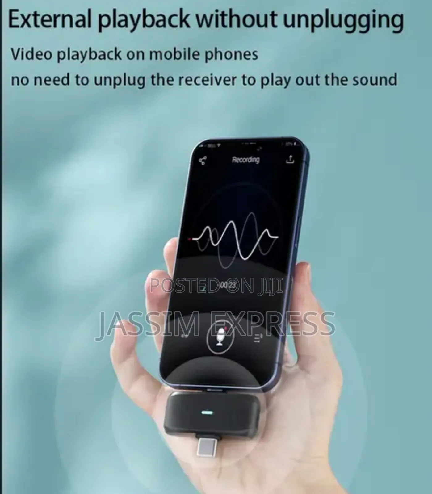 Dual Interface Button Type Live Microphone Equipped With Charging Case