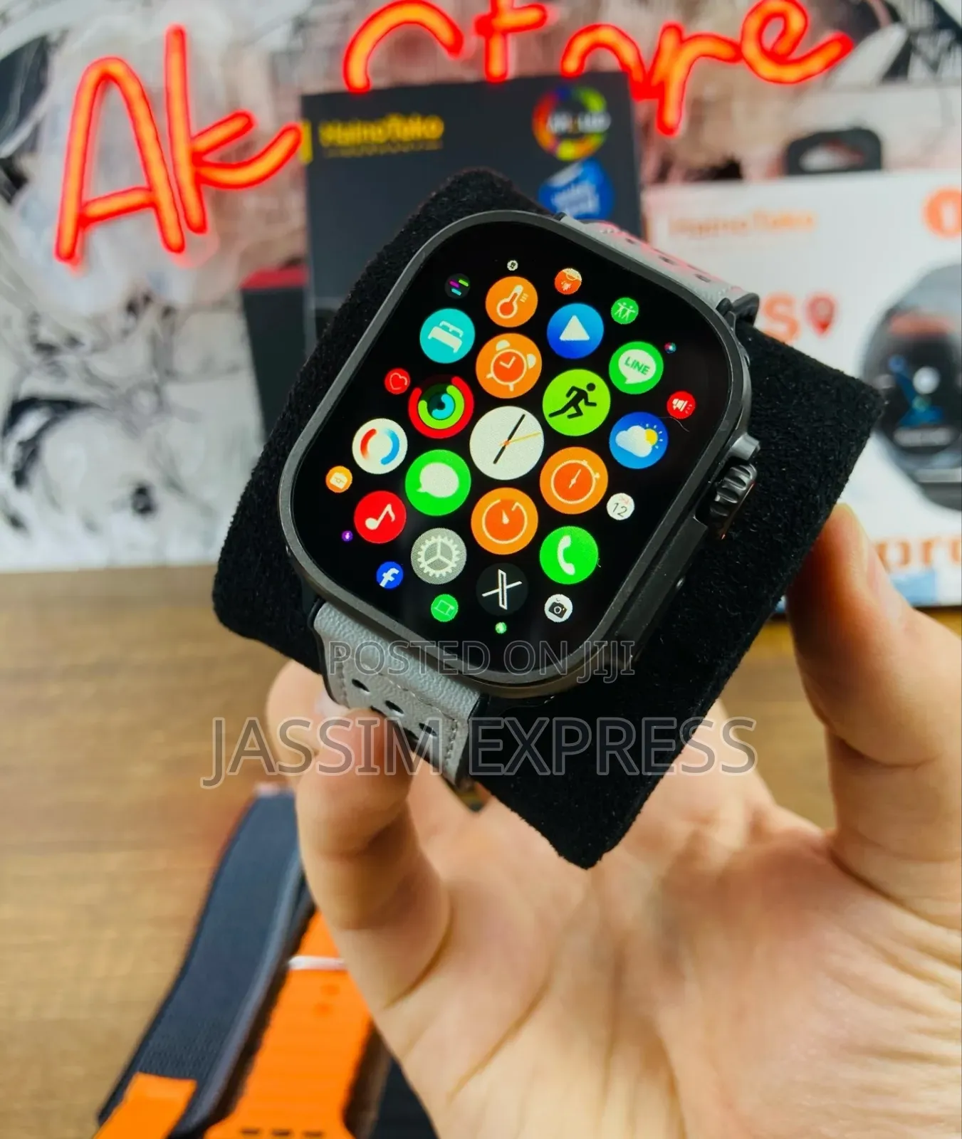 Hainoteko Germany Ultra-2 Smart Watch (New) 10 Days Battery Life