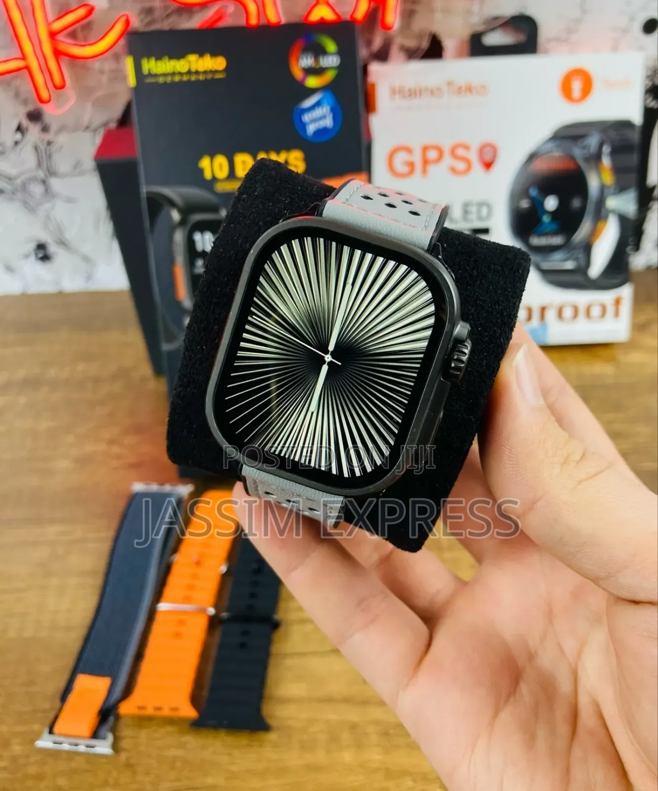 Hainoteko Germany Ultra-2 Smart Watch (New) 10 Days Battery Life