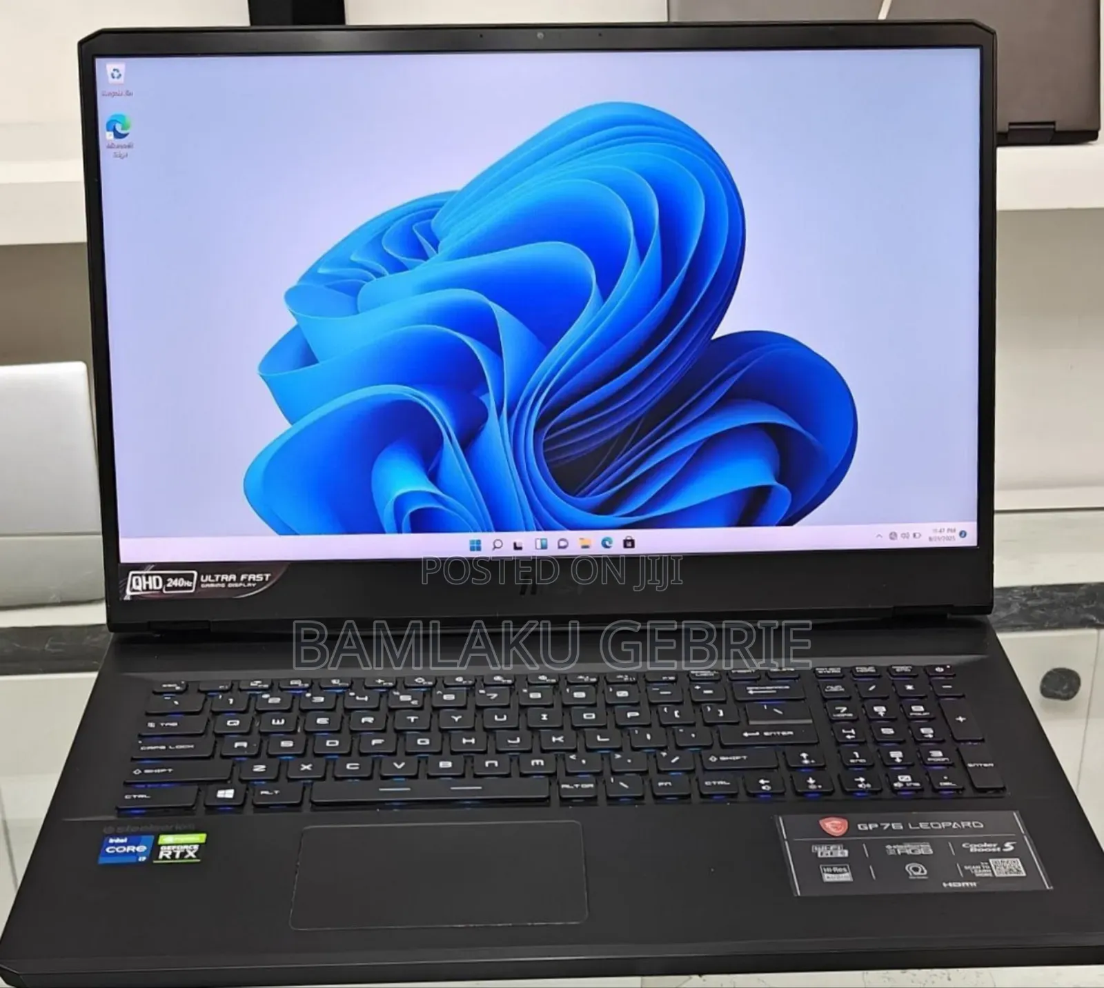 New Laptop MSI GP75 Leopard 16GB Intel Core I7 SSD 1T