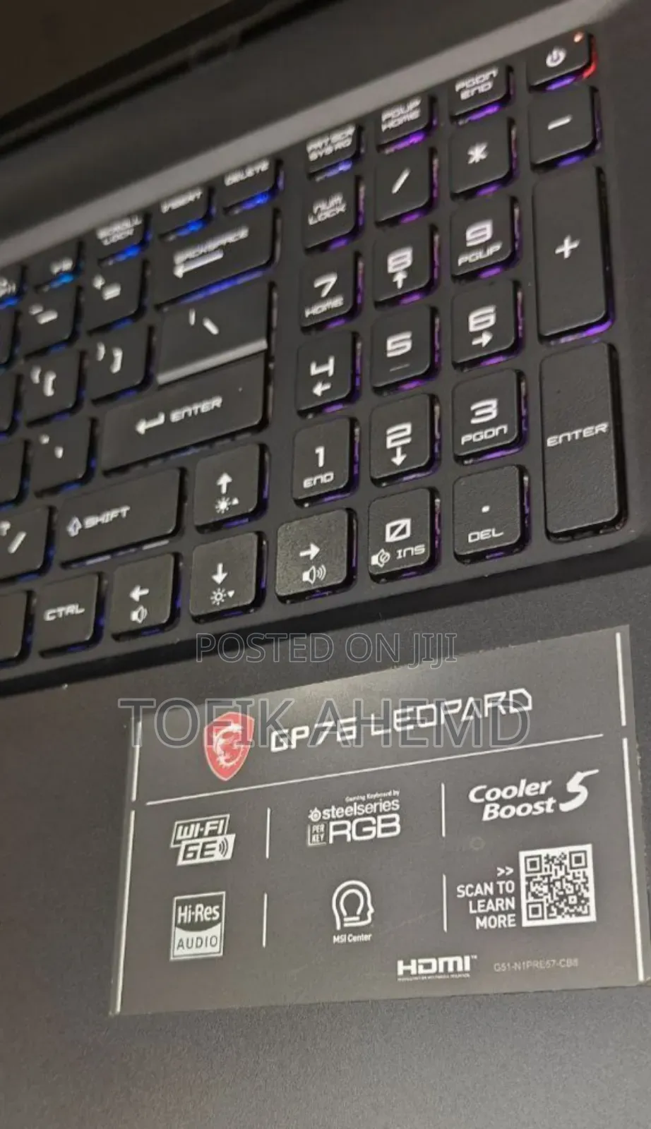 New Laptop MSI CR70 2M 16GB Intel Core I7 SSD 512GB