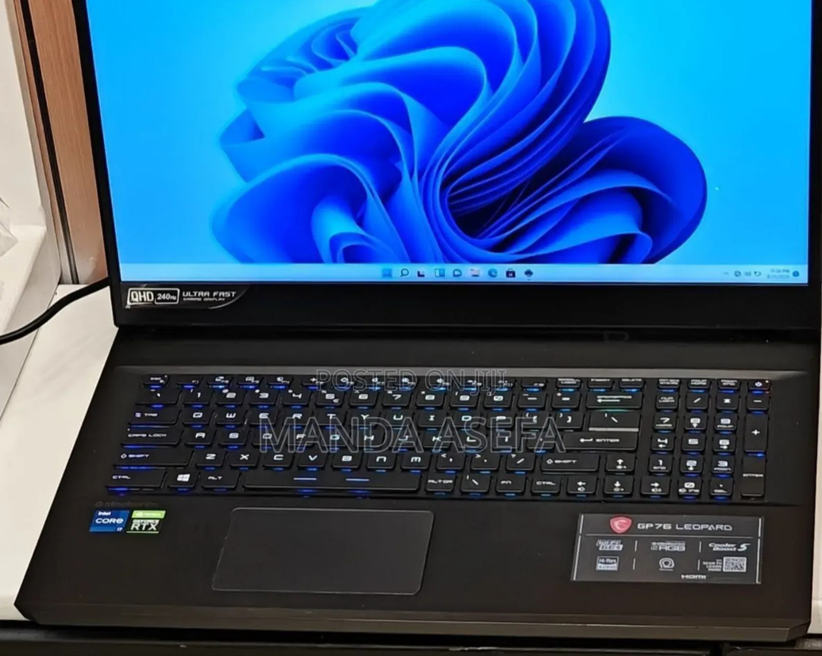 New Laptop MSI 16GB Intel Core I7 SSD 1T