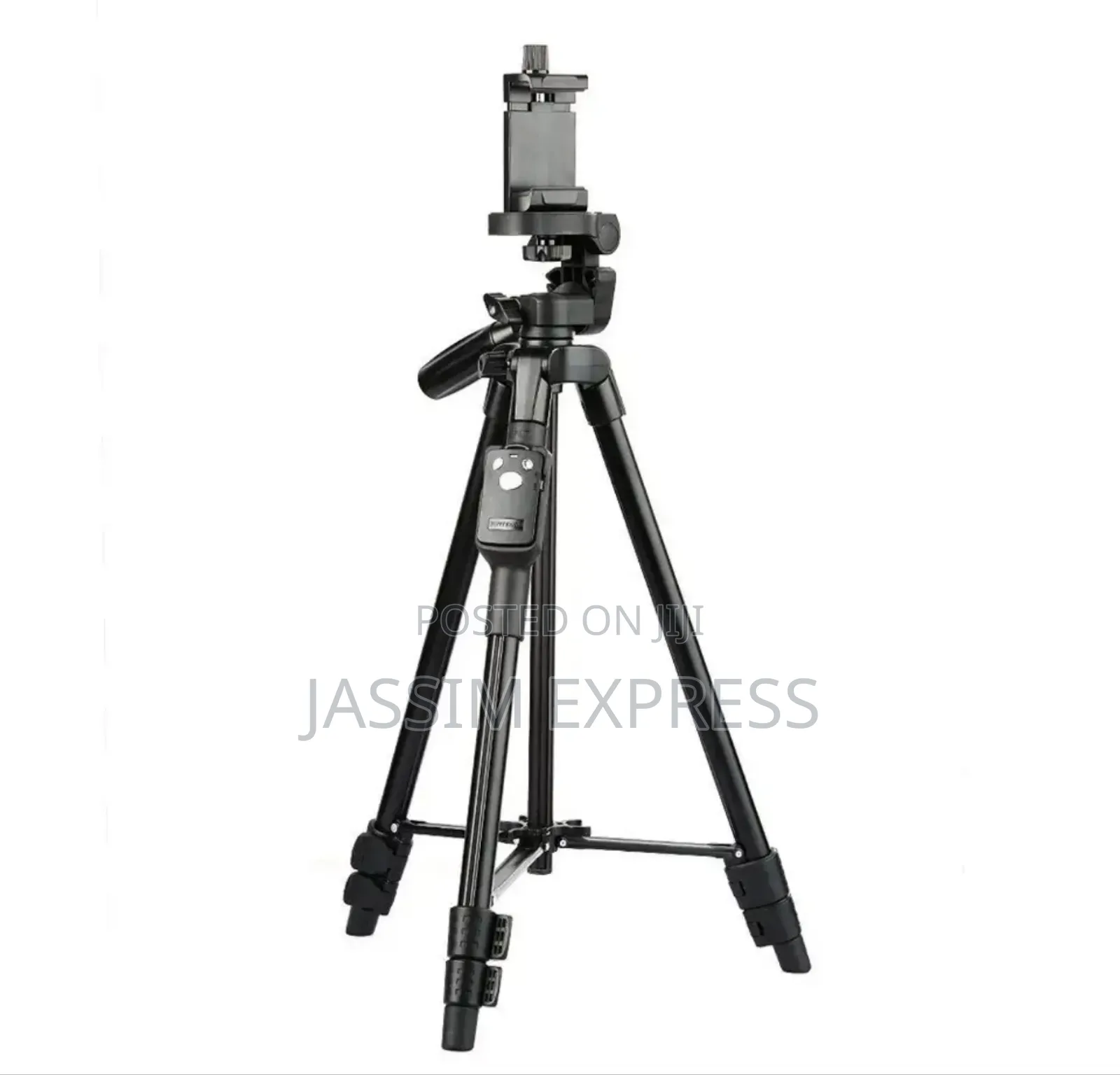 High Grade Aluminum Tripod With 3 Way Head for DSLR Camera and Phone