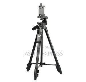 High Grade Aluminum Tripod With 3 Way Head for DSLR Camera and Phone
