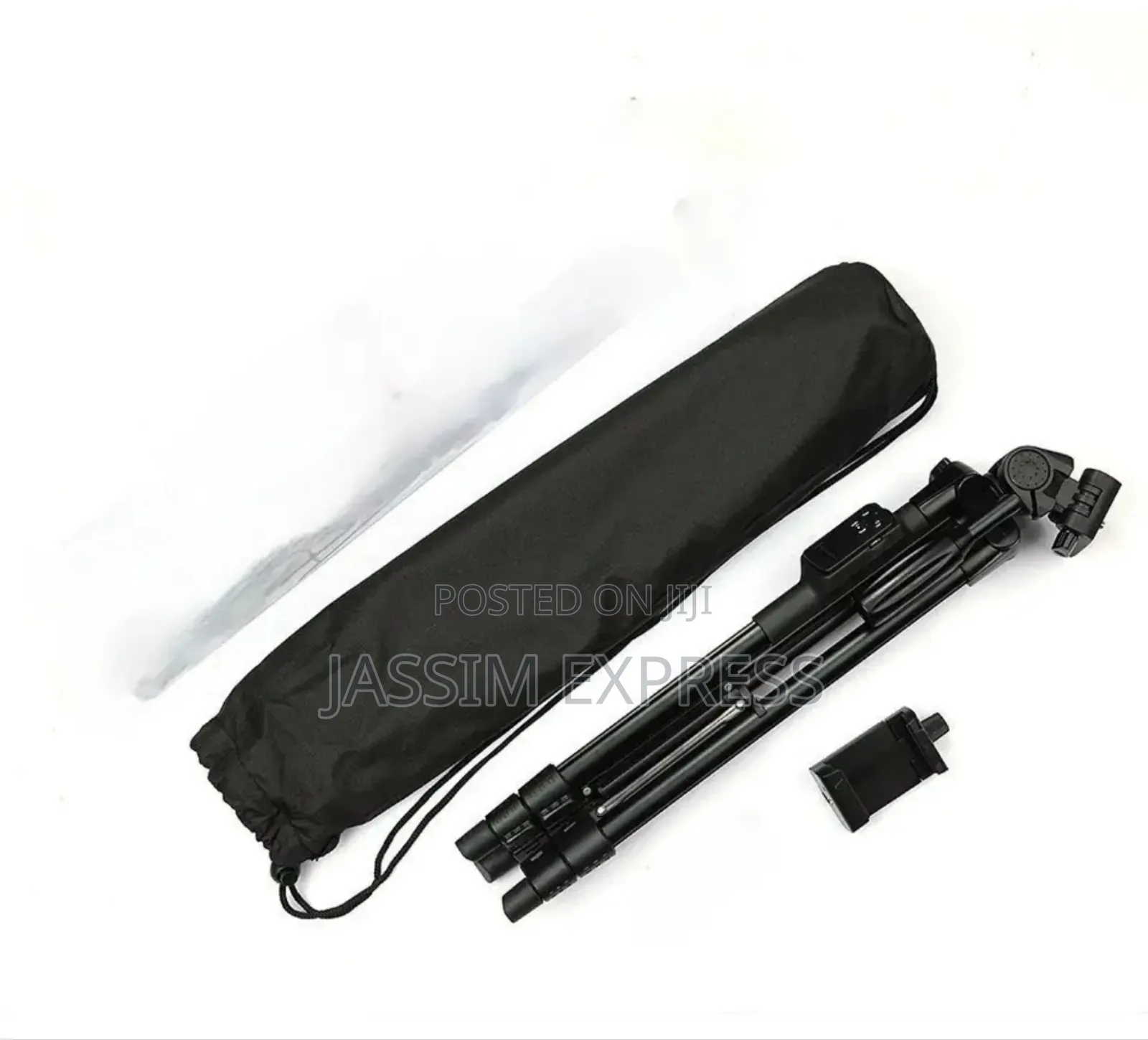 High Grade Aluminum Tripod With 3 Way Head for DSLR Camera and Phone