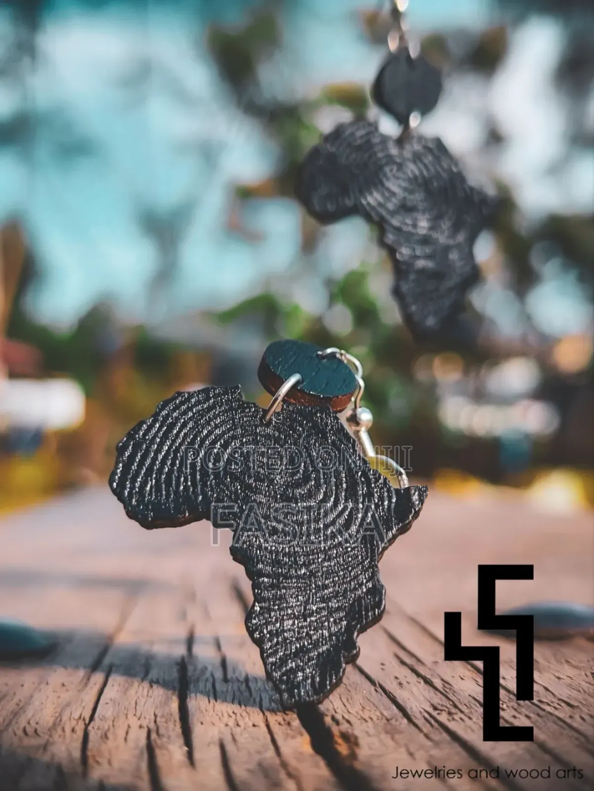 Africa Print Earrings