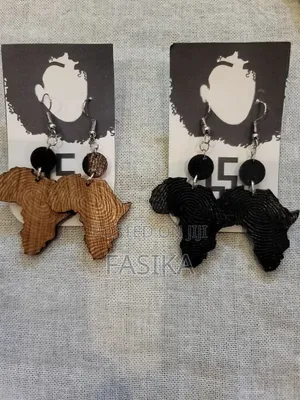 Africa Print Earrings