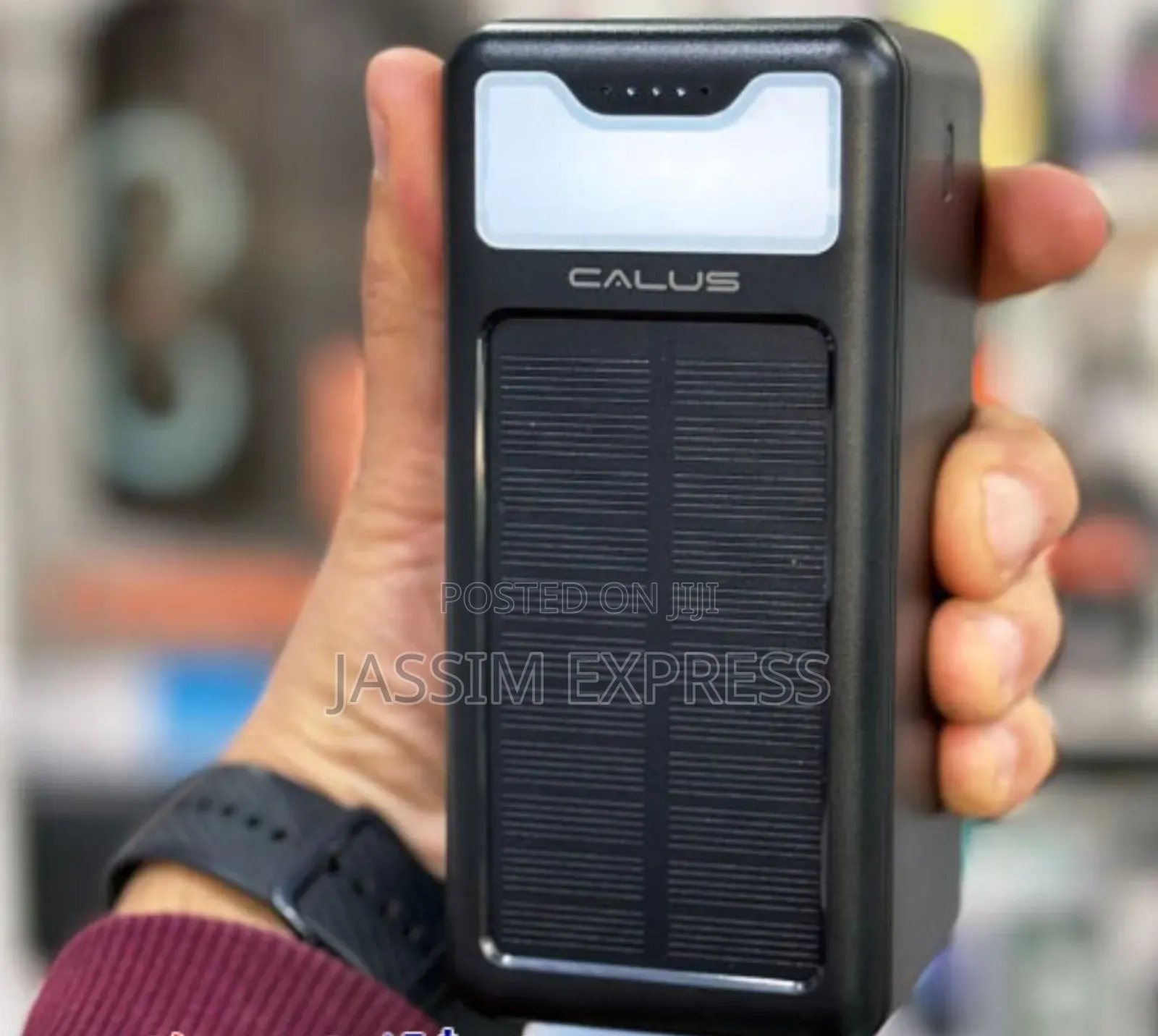 Solar 50000 Mah Power Bank With 4 Built in Cables(Fast Charging 22.5w)