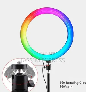 14 Inch 36cm Ring Light Selfie Stick Tripod RGB 16 Colors With2m Stand