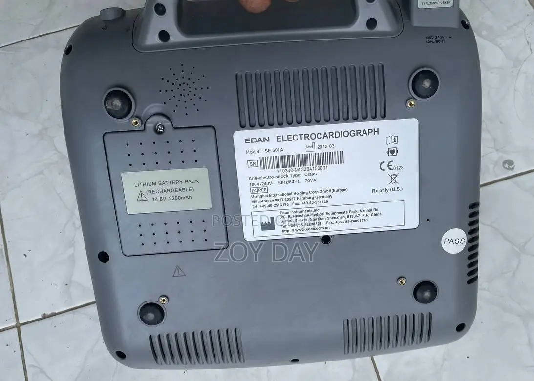 Ecg * Edan Se-601a Electrocardiograph