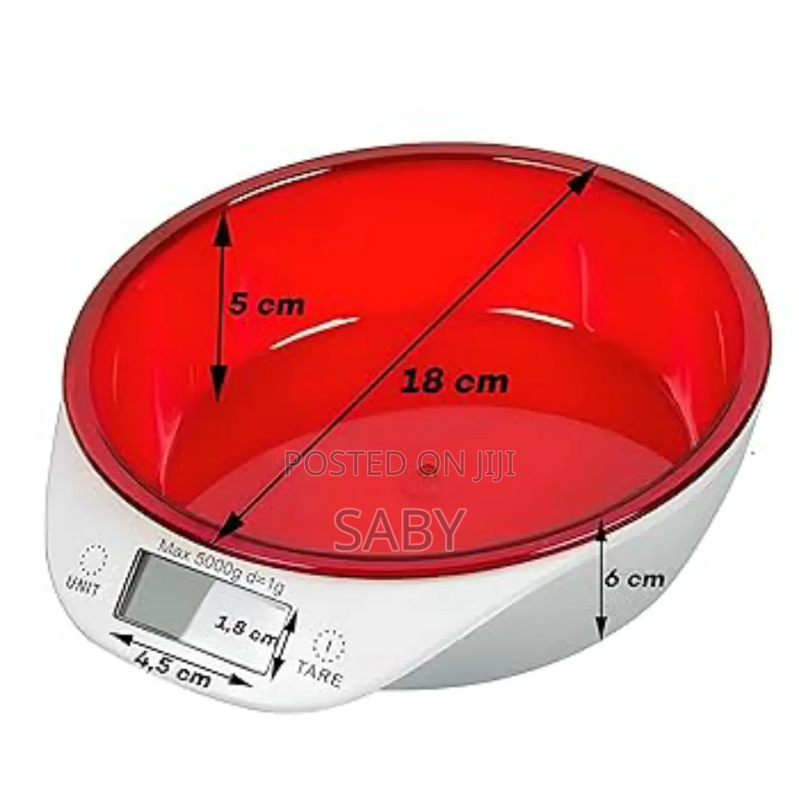 Digital Kitchen Scale With Bowl