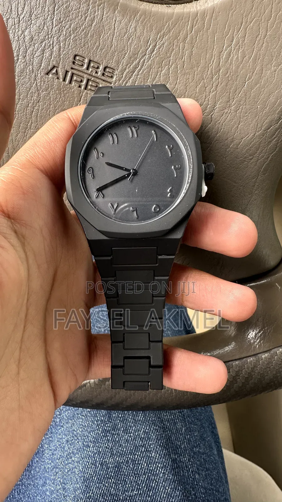 Black Arabic Watch