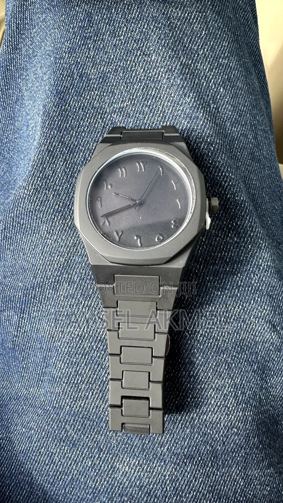 Black Arabic Watch