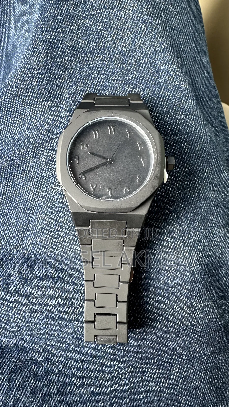 Black Arabic Watch