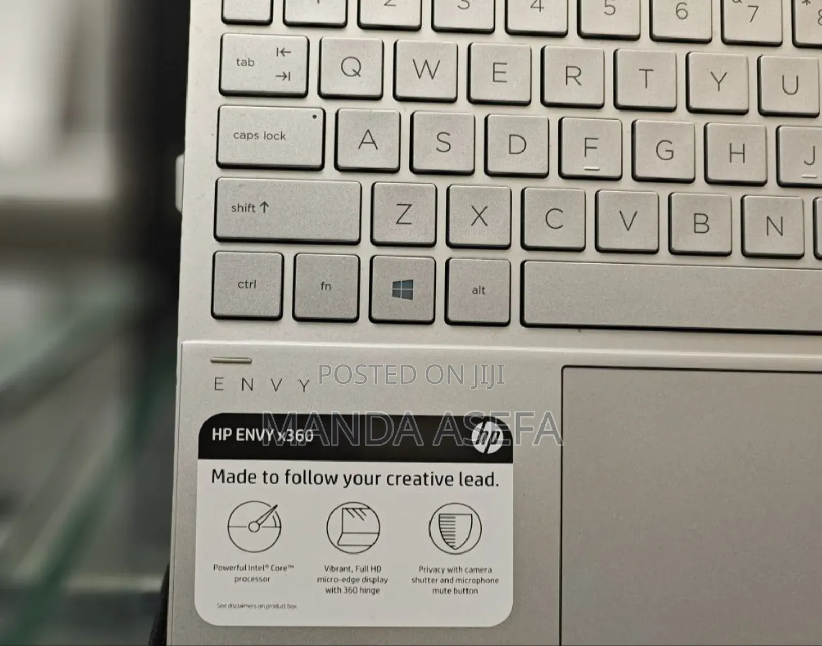 New Laptop HP Envy X360 8GB Intel Core I5 SSD 256GB