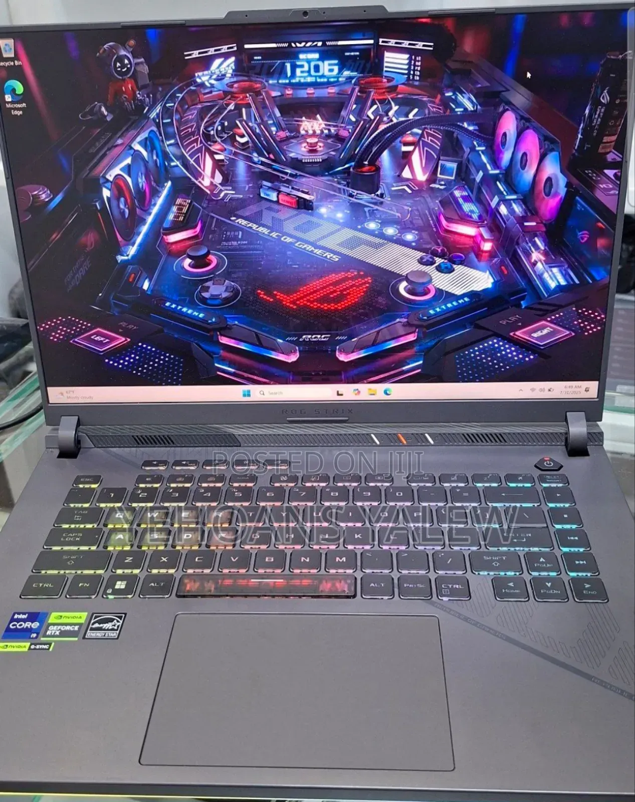 New Laptop Asus ROG Strix G16 G614 32GB Intel Core I9 SSD 1T