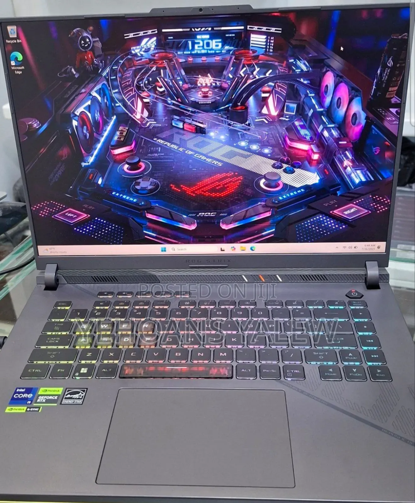 New Laptop Asus ROG Strix G16 G614 32GB Intel Core I9 SSD 1T
